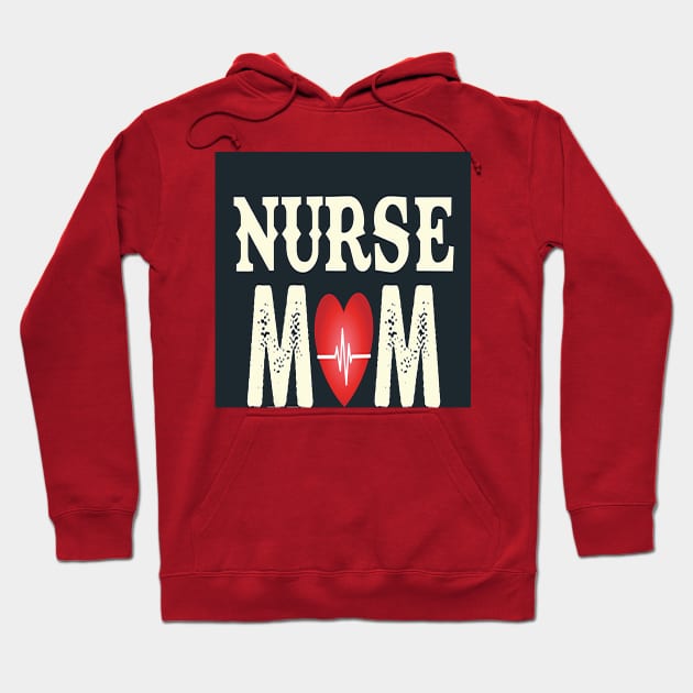 nurse mom Hoodie by simsim